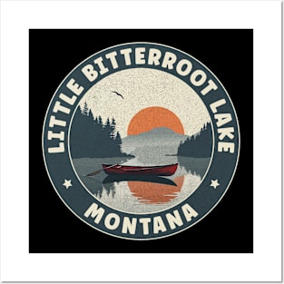 Little Bitterroot Lake Montana Sunset Posters and Art